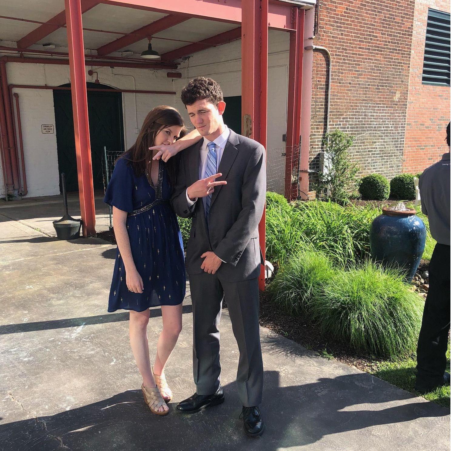 2019 -
Our first wedding together