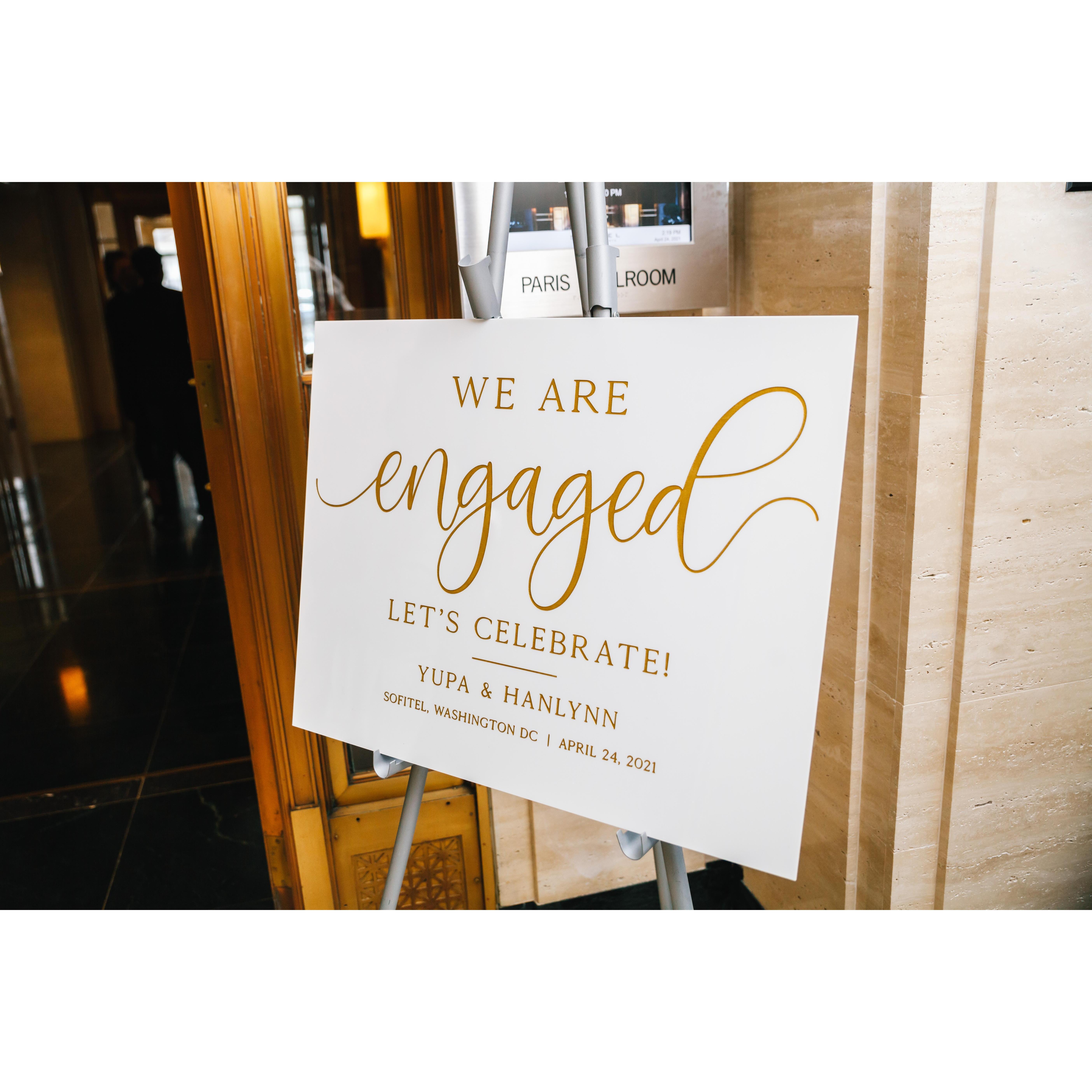 Engagement Ceremony-Sofitel Hotel April 24, 2021