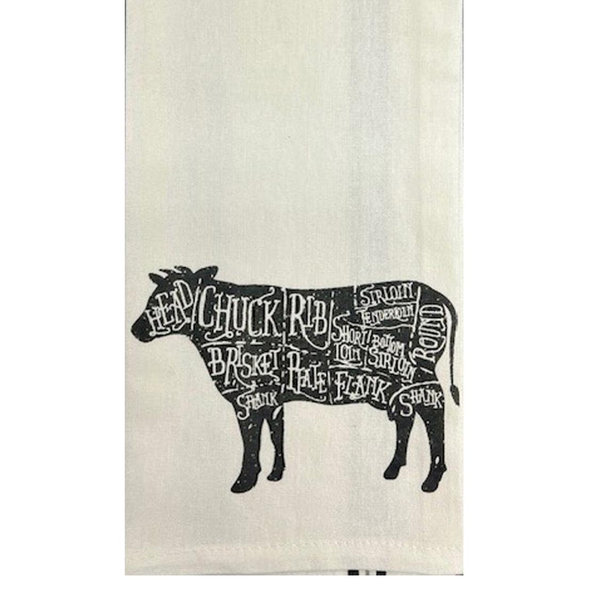 Beef Cuts Kitchen Towel