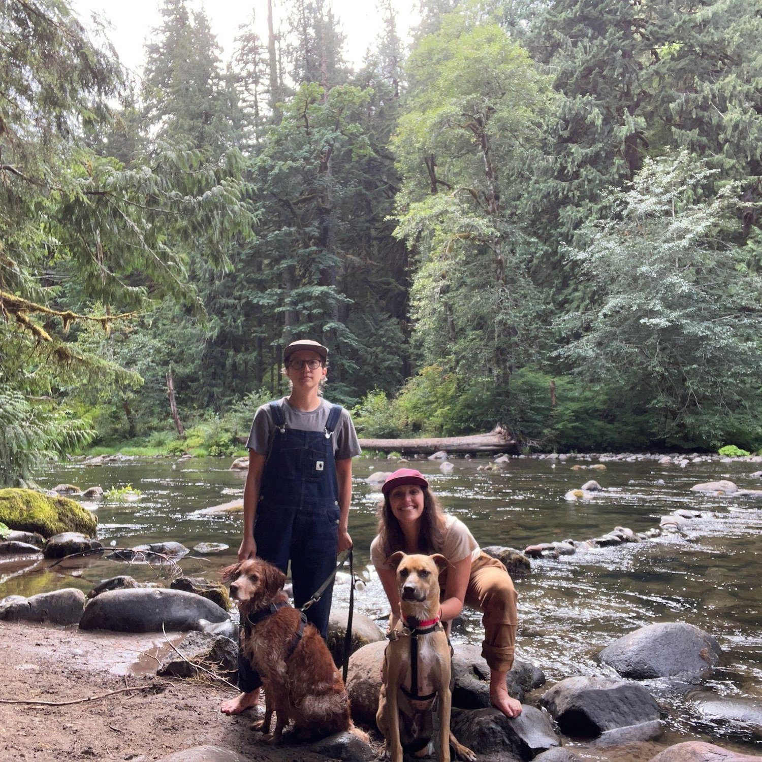 Get us out of the city, and we're happy. The woods, the dirt, and water. Dreaming of when we have some sort of woods and water respite.