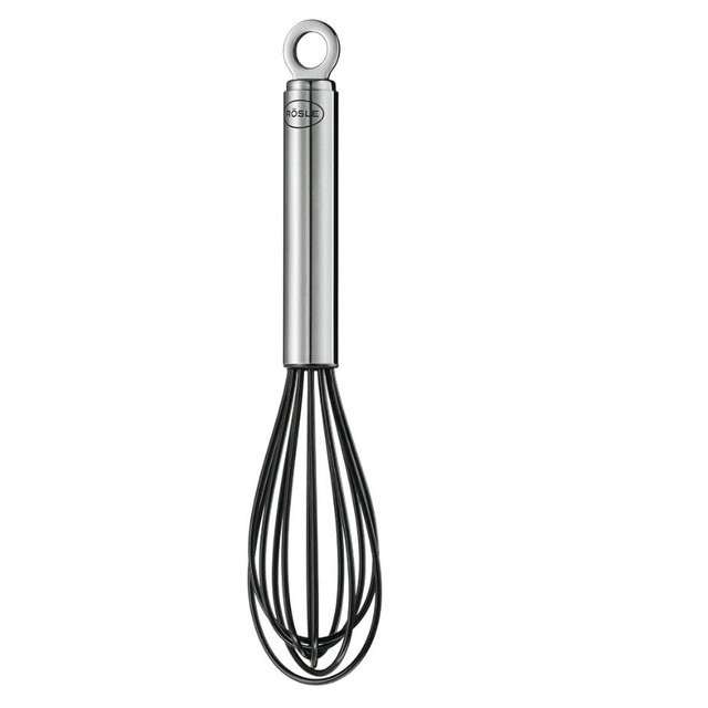 Rösle Stainless Steel & Silicone Balloon Egg Whisk, 6 Wire, 10.6-inch