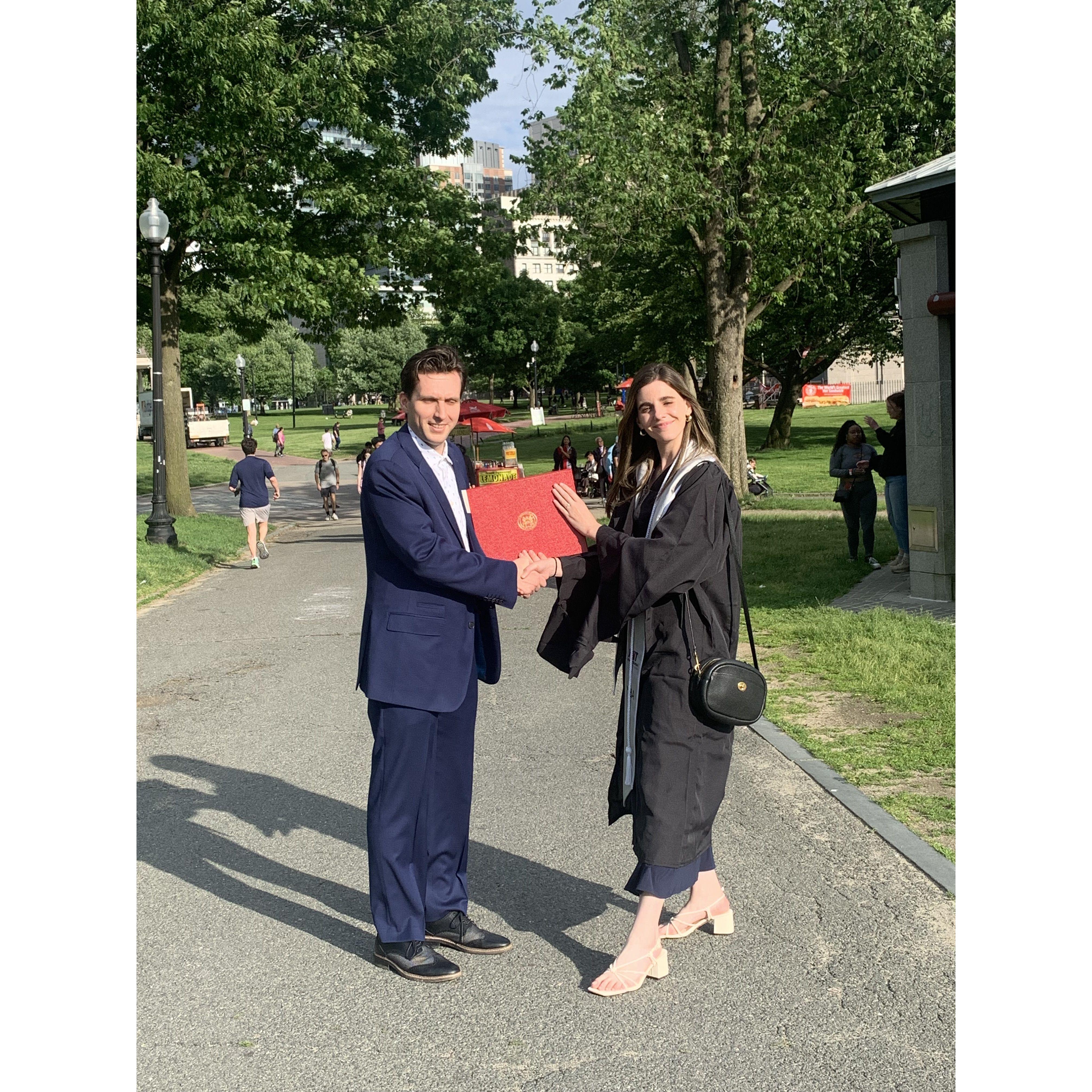 Taylor graduating from MIT (May 2024)