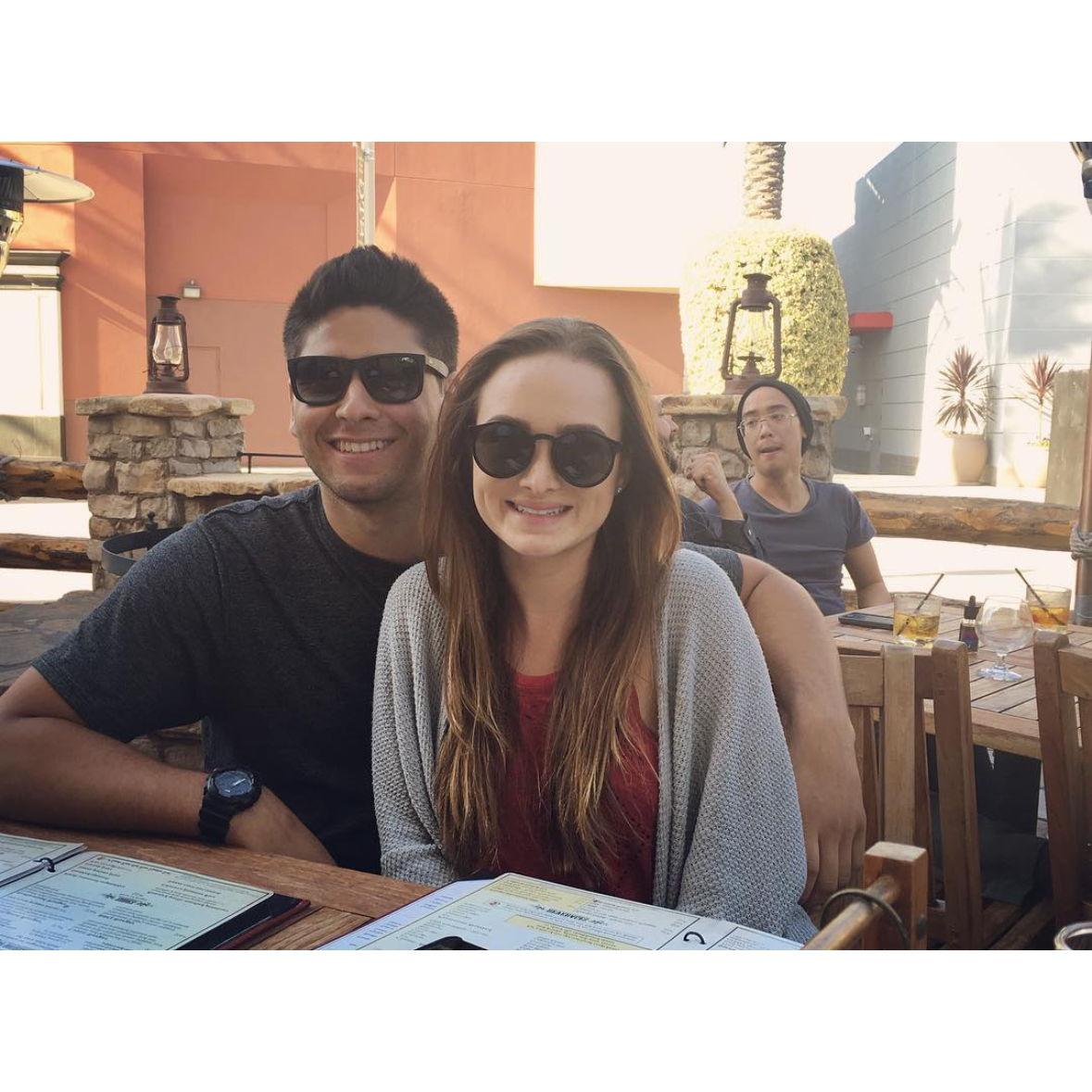 This was on our 2 months anniversary.