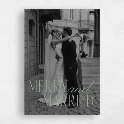 Sage, Green Holiday Card - Emerson