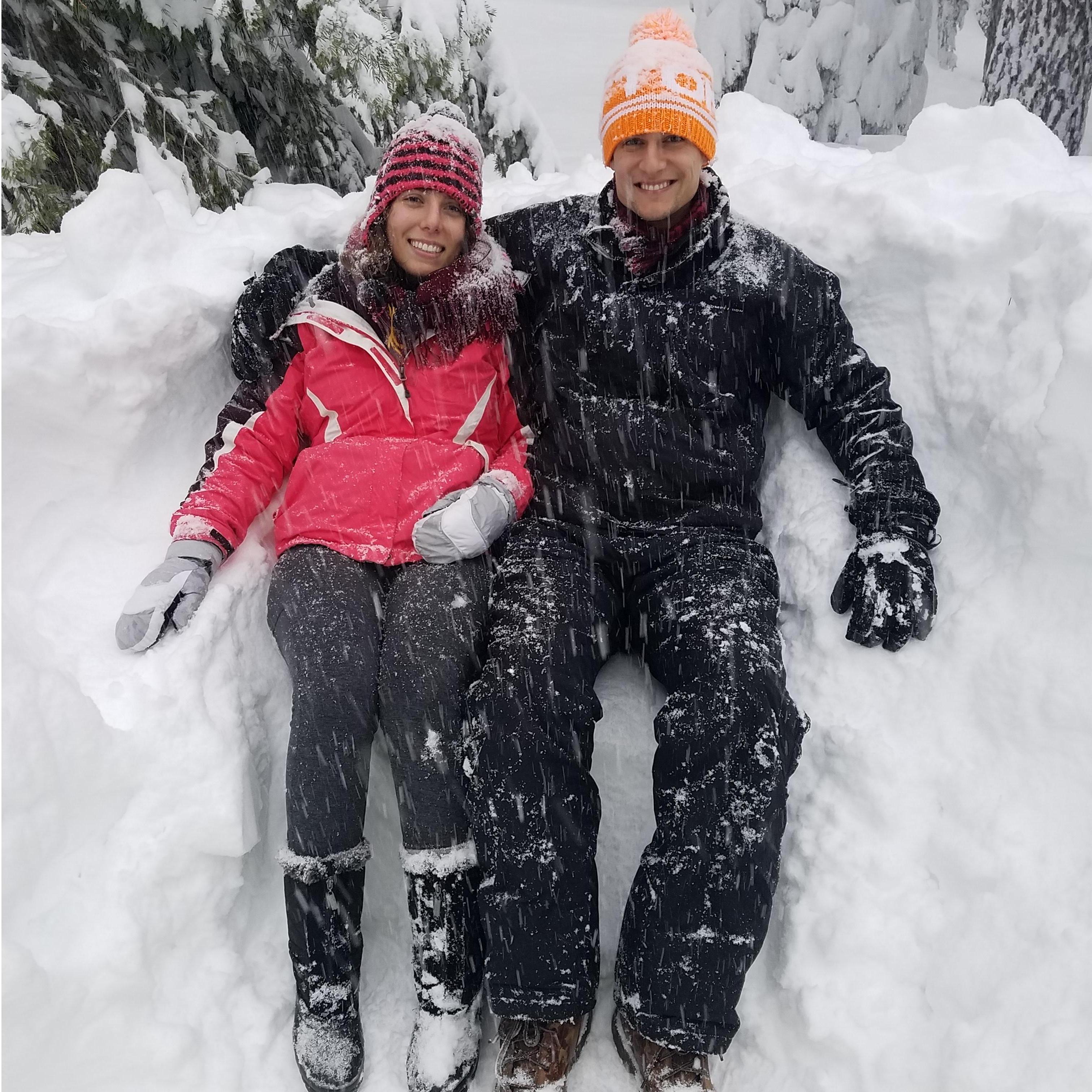 A blizzard and an avalanche couldn't keep us from having fun. Tahoe 2019