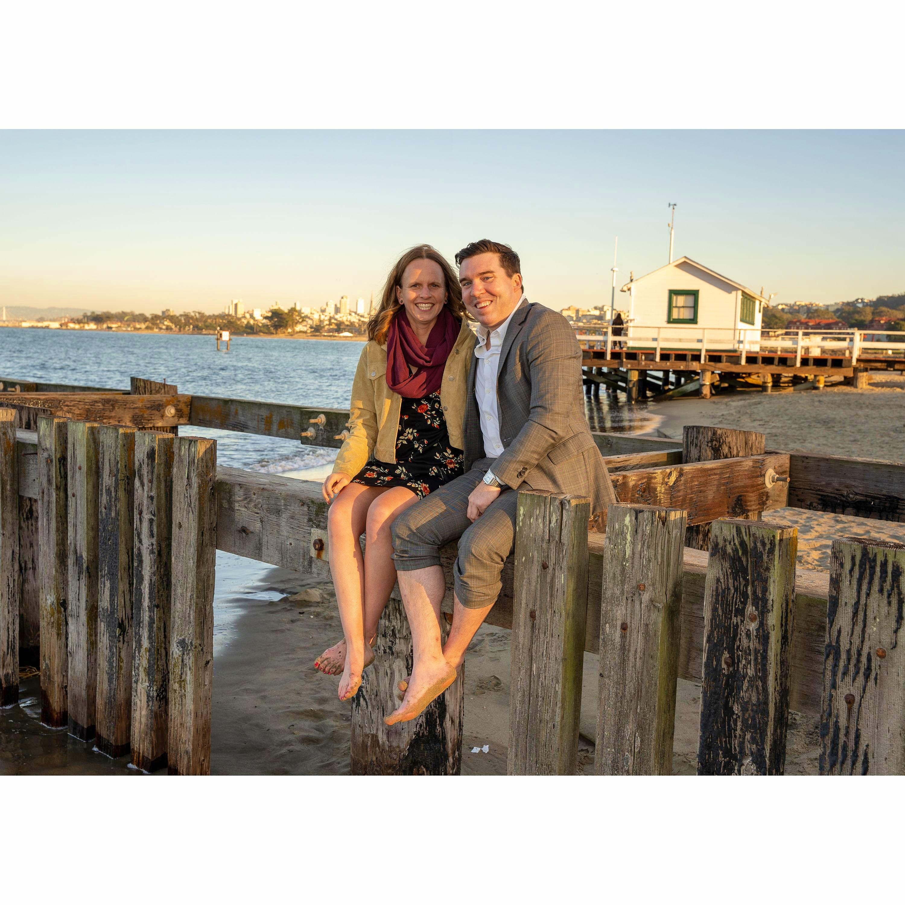 Sitting on the dock of the Bay...