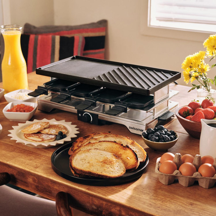 Swissmar, Verso 8-Person Indor Outdoor Raclette Party Grill | Zola