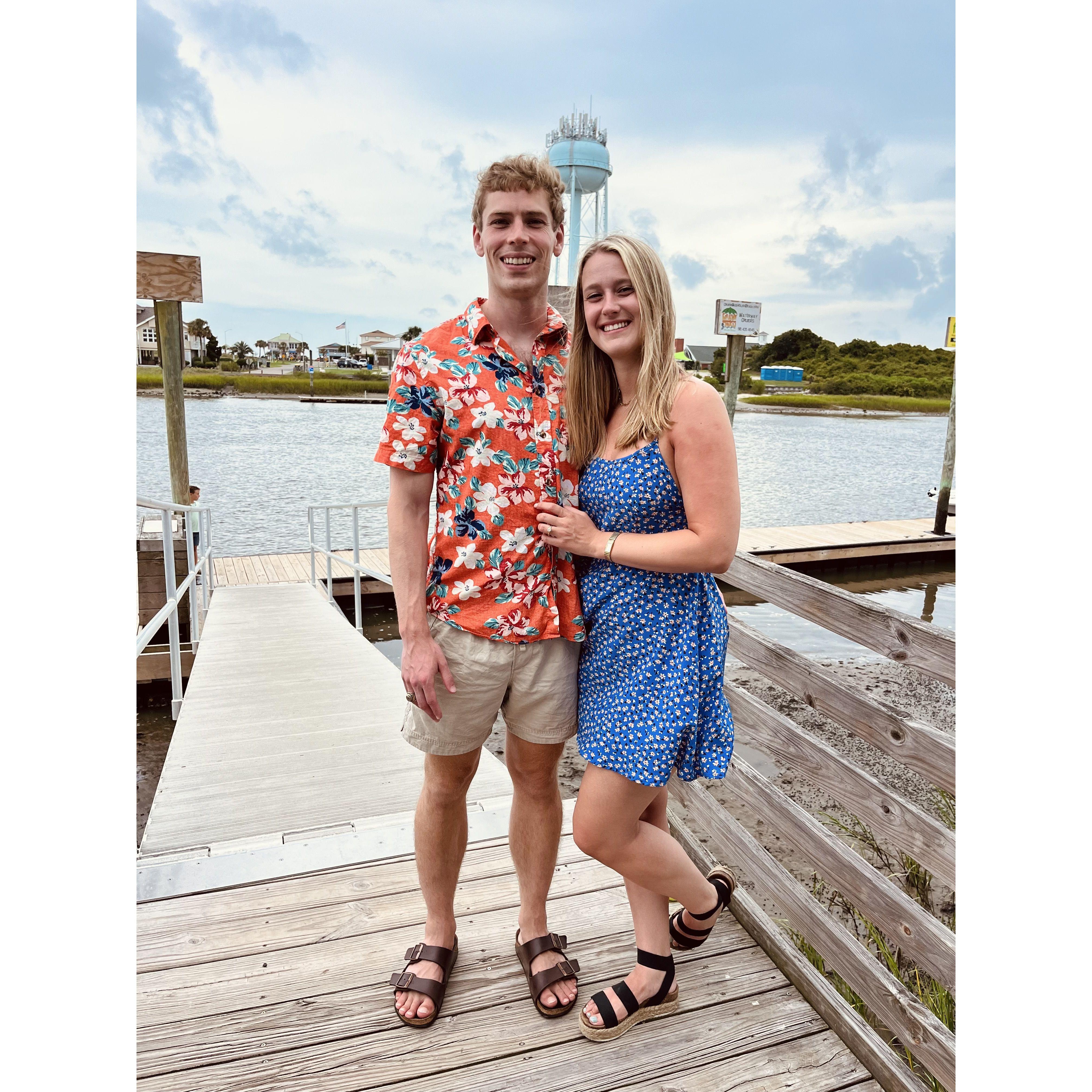 First beach trip to Holden Beach with Clark's Family July 2024