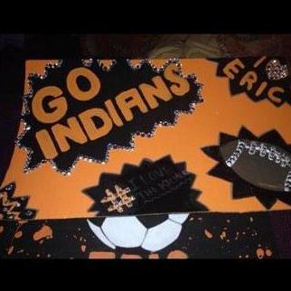 The signs Sadie made for Eric in high school