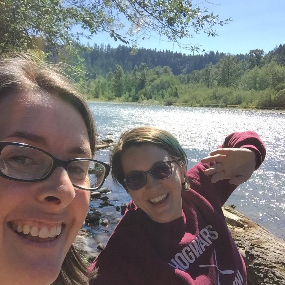 At Oxbow Park - Rose's company picnic