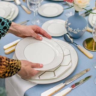Gio Metallic Salad Plate