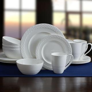 16-Piece Ortley Dinnerware Set, Service for 4