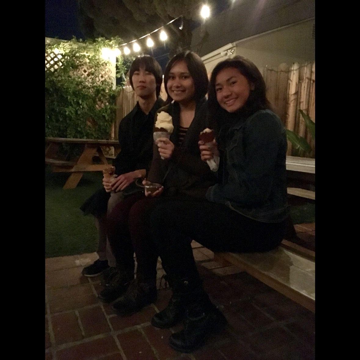 Pre-Escape Room ice cream.     24 February 2017