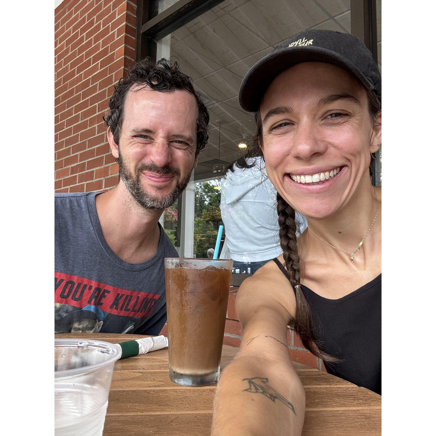 Just after our year anniversary hiking/camping trip