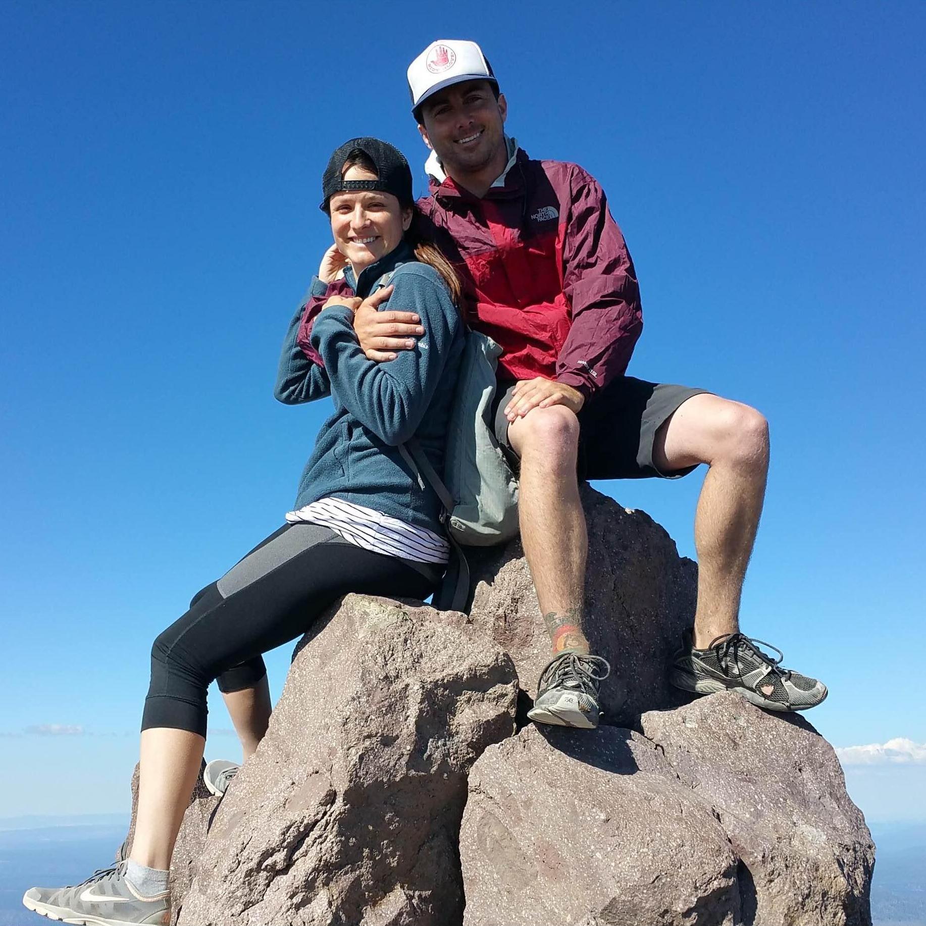 Above the clouds on the summit of Lassen Peak (2016).