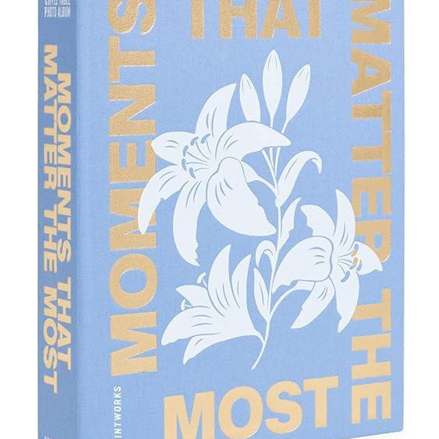 Printworks Women's Moments Photo Album, Light Blue, One Size