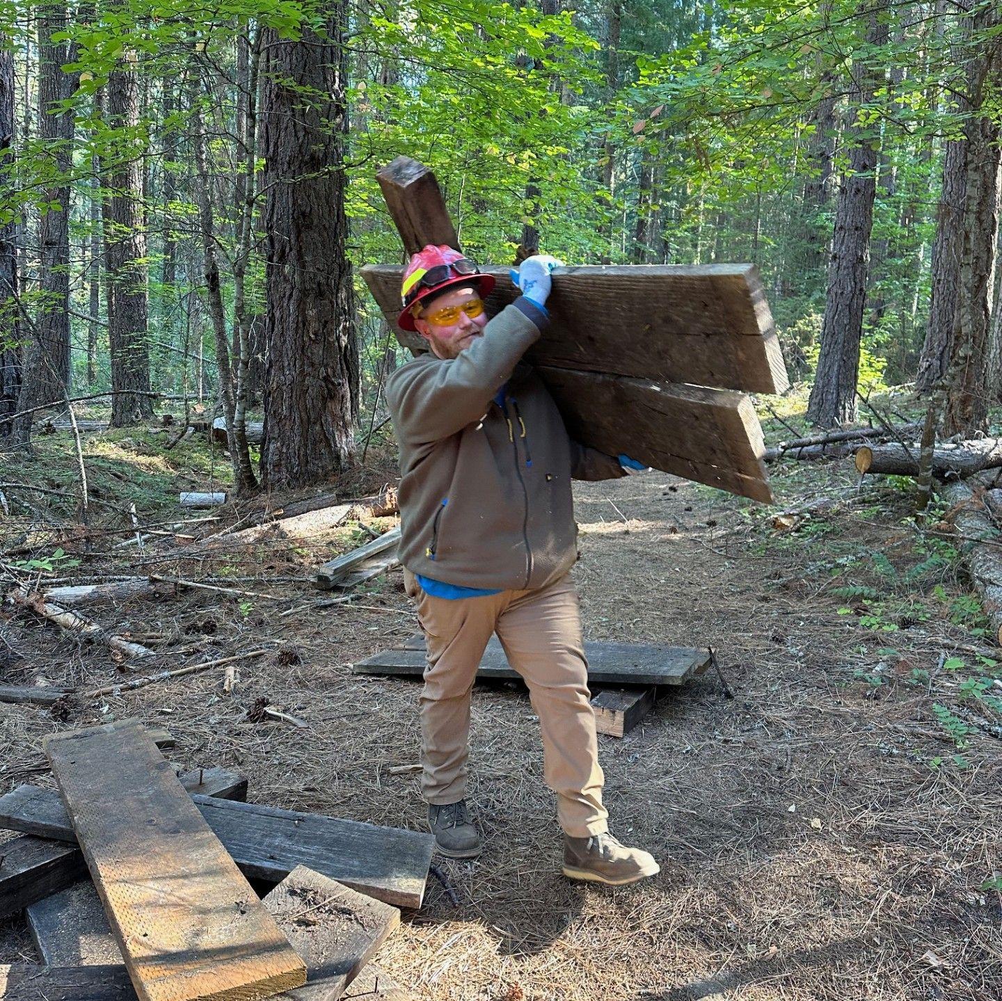 Signed up for trail and campground work parties ....... for life. At least there's usually a bbq.