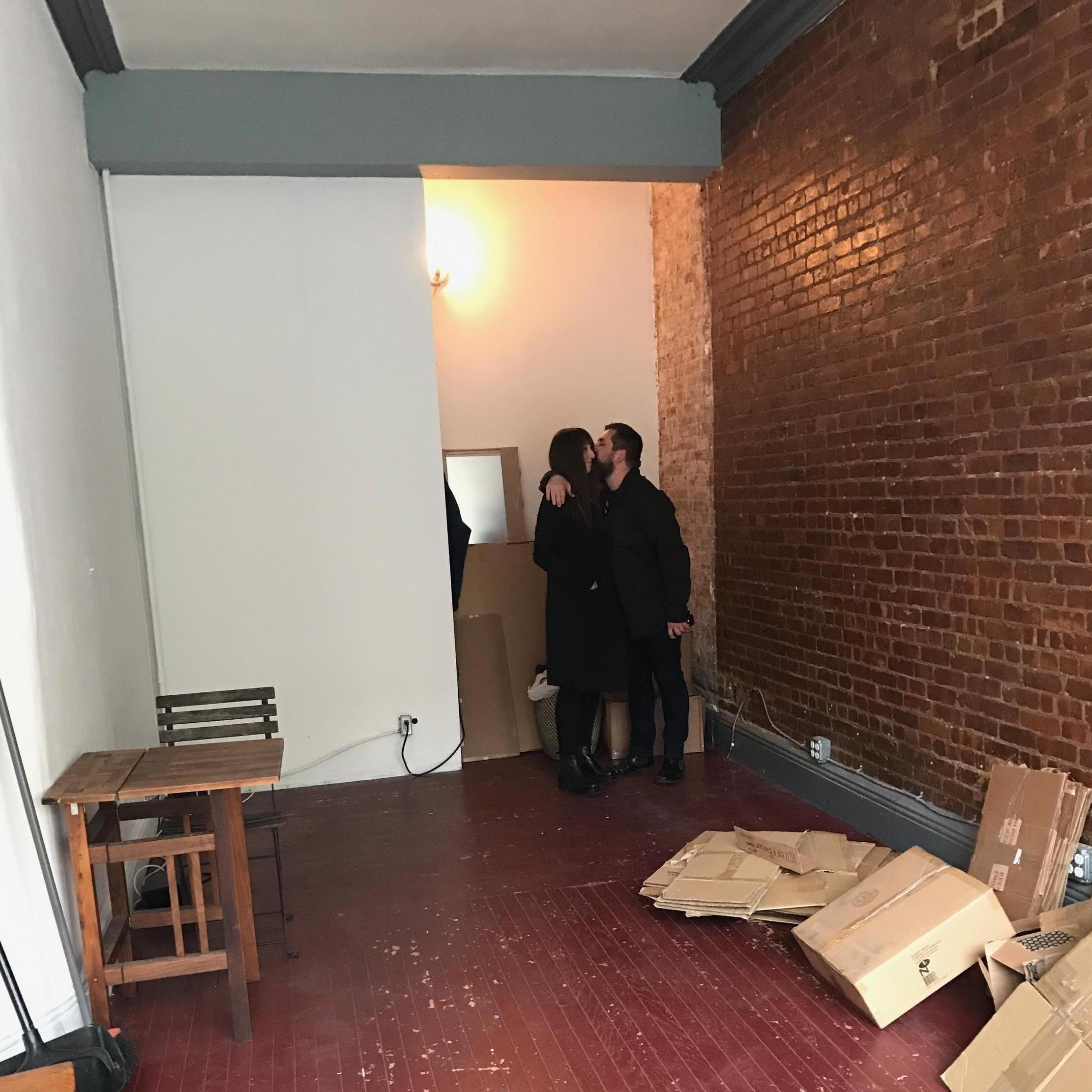 Signing the lease on the first ARK pop-up shop in Greenpoint
May 2017