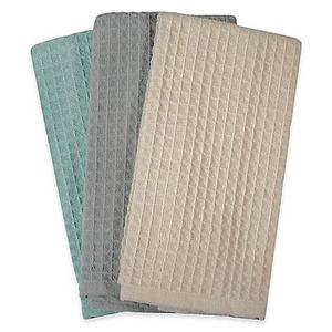 Real Simple Microfiber Kitchen Towels in Multi (Set of 3)