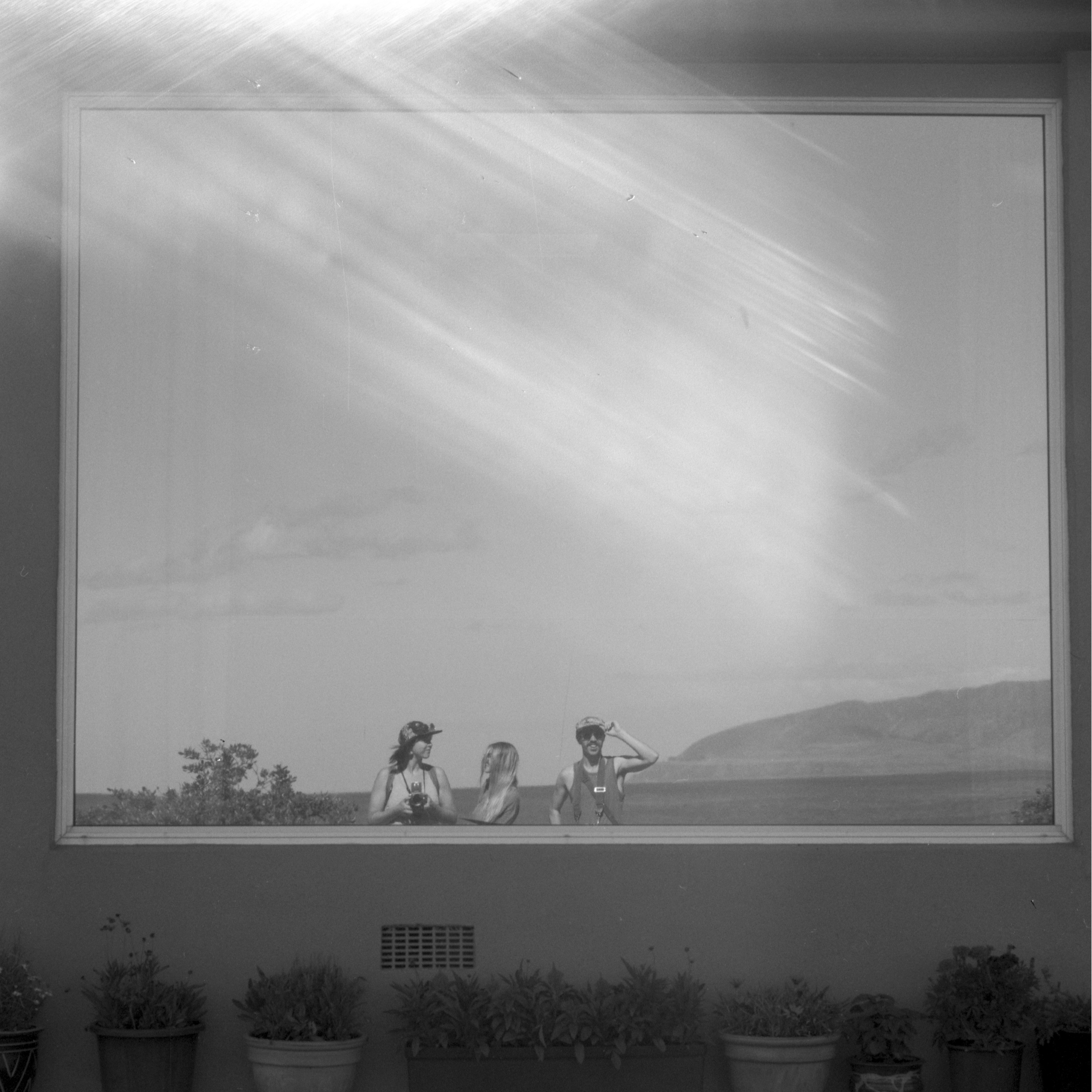 Mirror shot on a photo walk along Wellington's southern coast