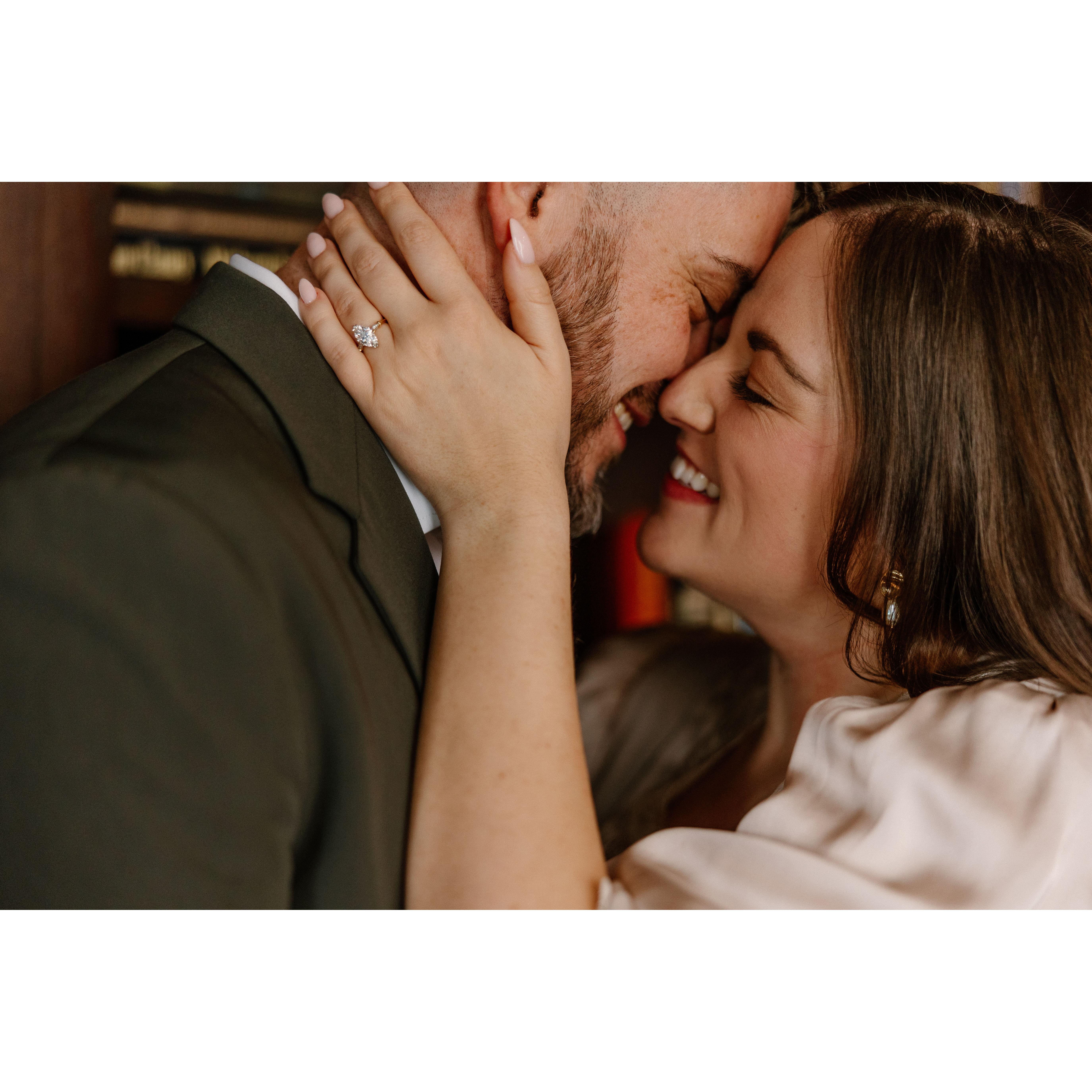 Our engagement photos - March 2025.