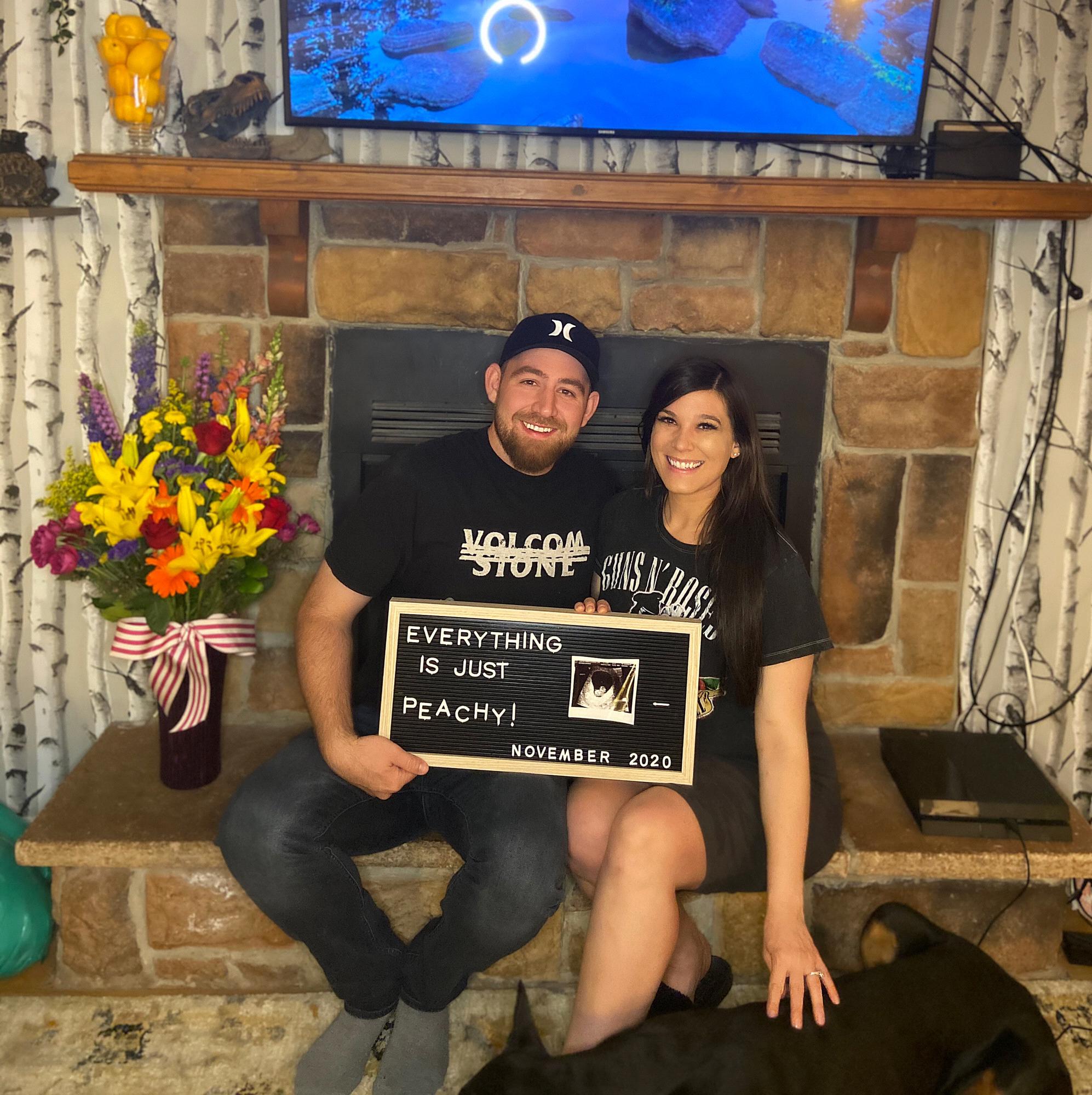First comes LOVE. Then comes ENGAGEMENT.  Then comes a BABY!?!