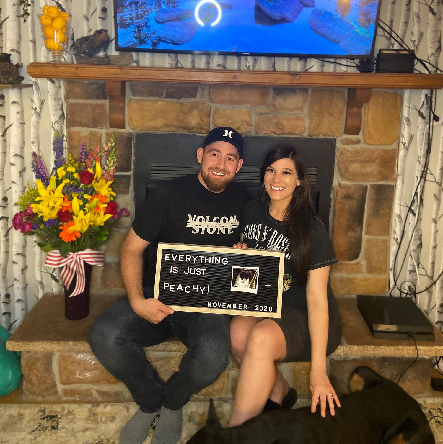 First comes LOVE. Then comes ENGAGEMENT.  Then comes a BABY!?!