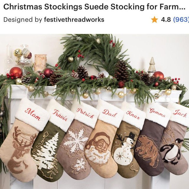 Christmas Stocking-From Etsy