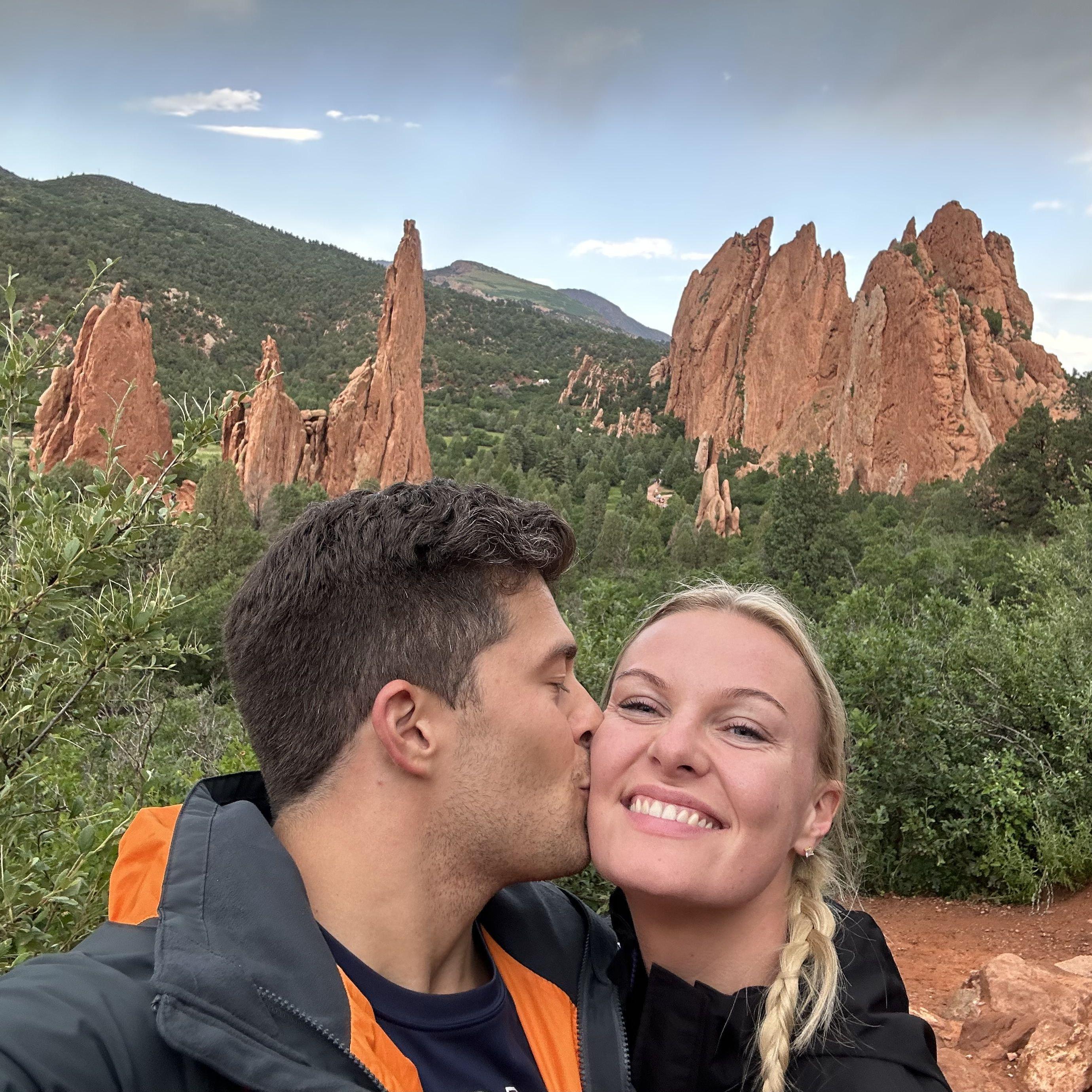 Garden of the Gods park in Colorado Springs, where we got engaged