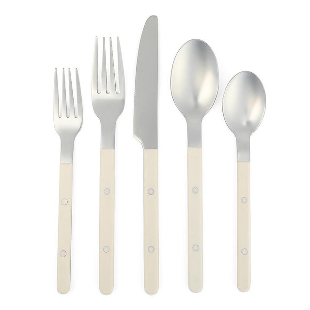 Sur La Table Kitchen Essentials 20 Piece Flatware Set - Linen