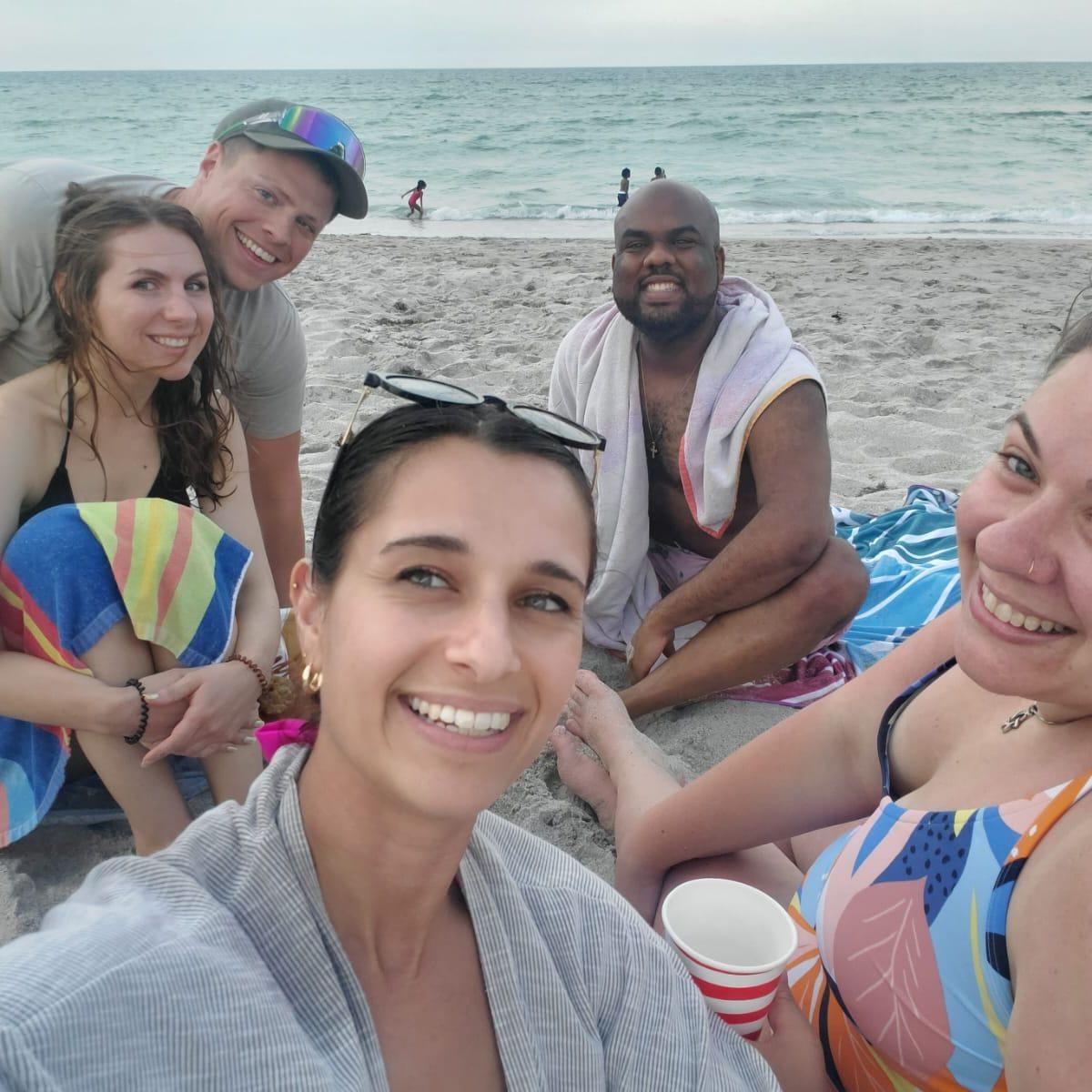 Birthday in Vero. (Step, Em, Sasha, Leon, Kayla)