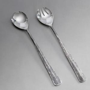 Ridge Serving Set, Set of 2 - Silver