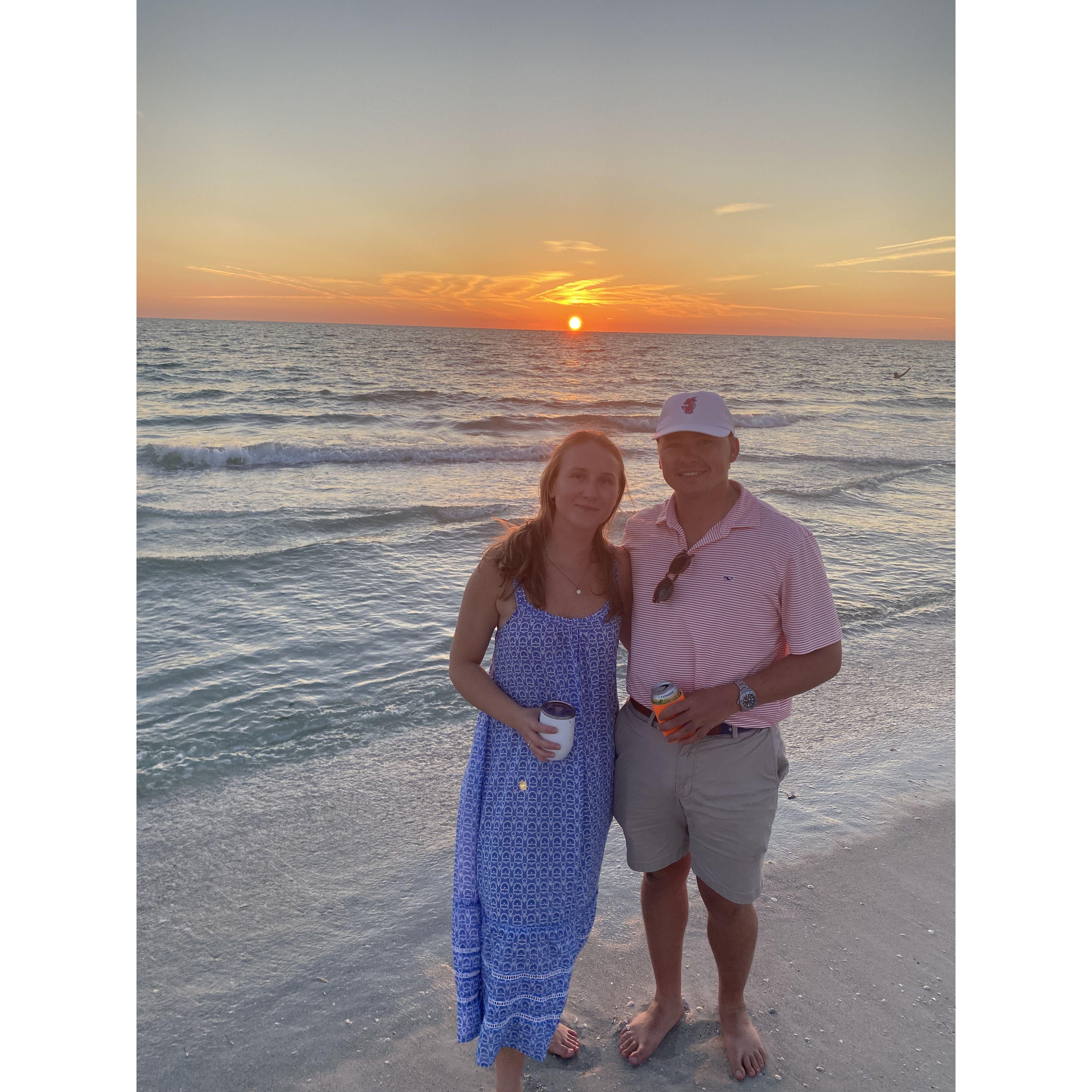 We never get tired of Boca Grande sunsets
