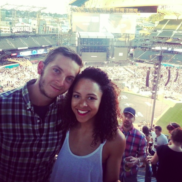 His first Beyoncé concert (On the Run Tour) with Alex in Seattle -- Summer 2014