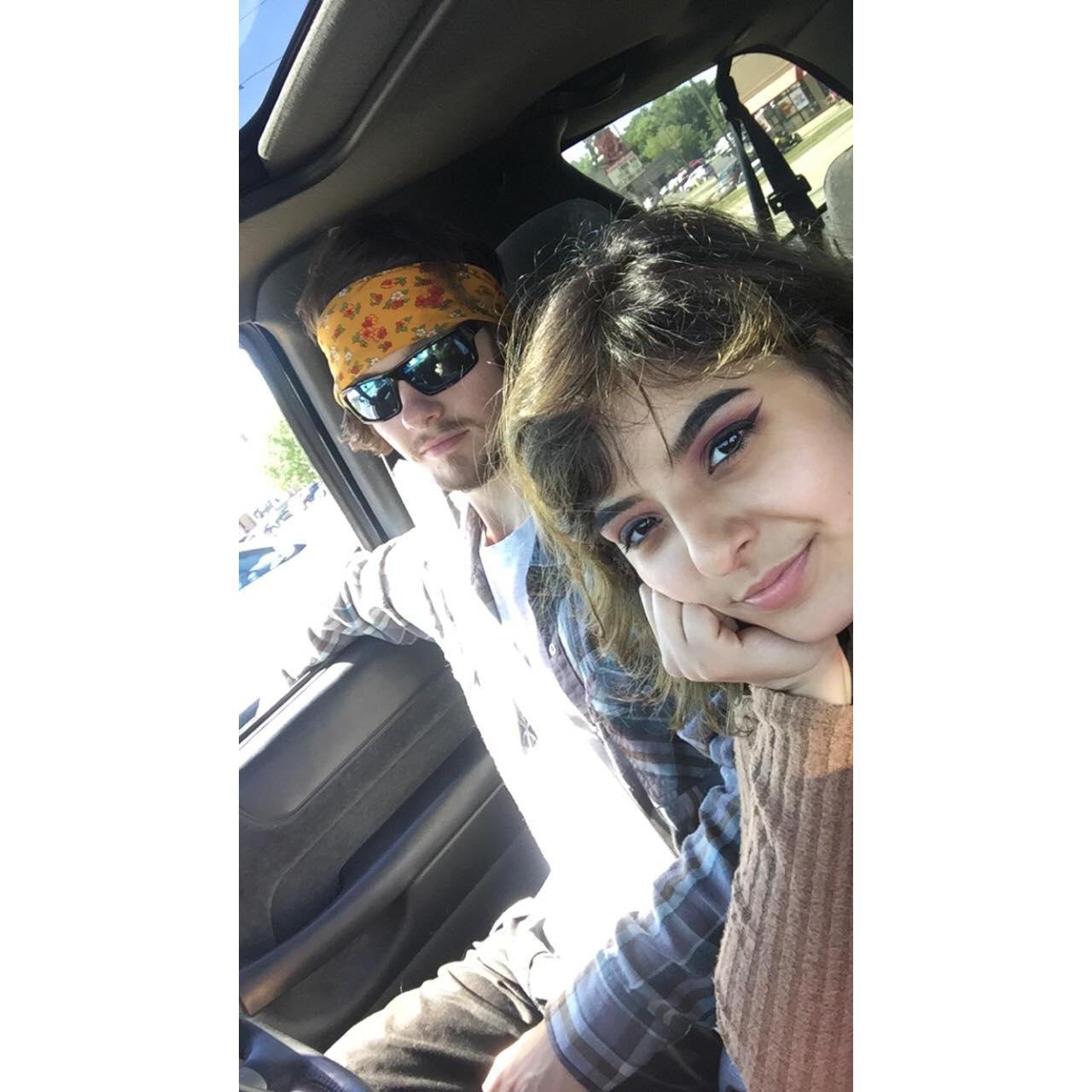 He still has the bandana I gave him three years ago