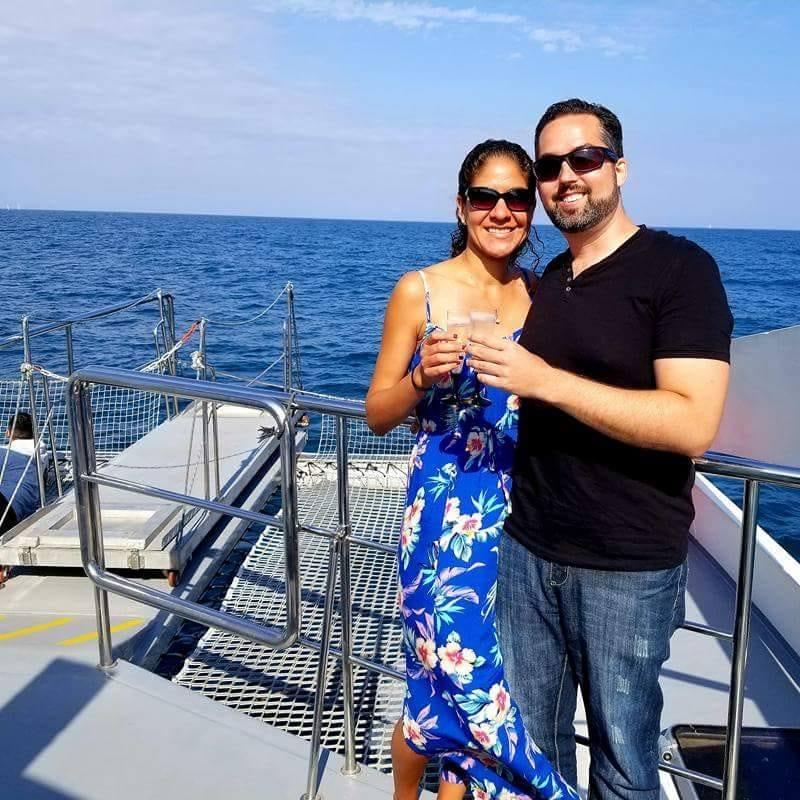 Our home away from home the summer of 2018, off the coast of Barcelona