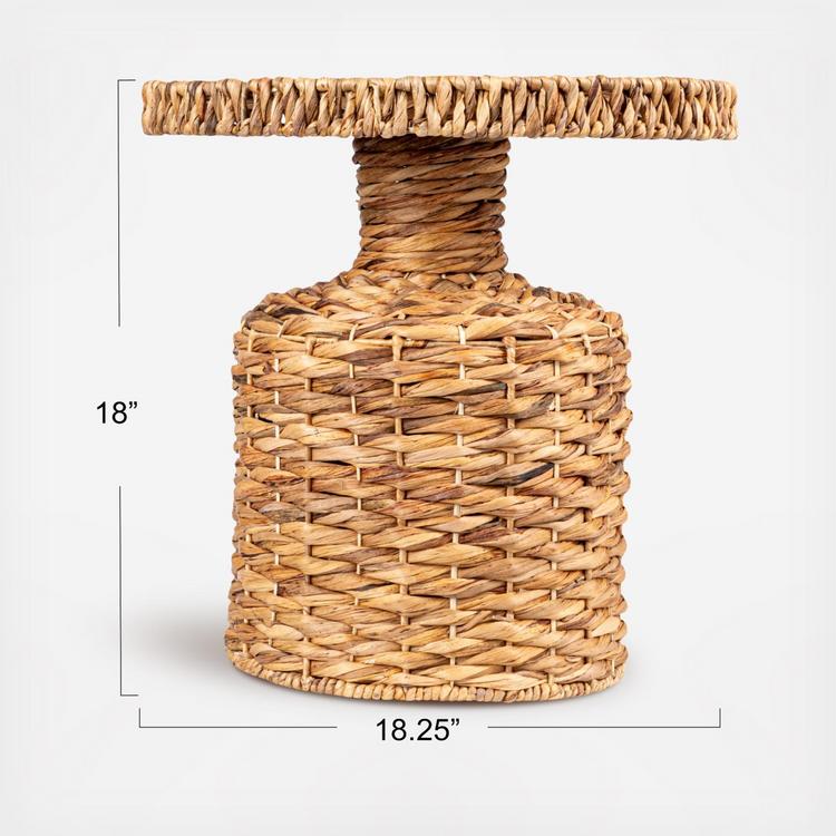 Bloomingville, Natural Water Hyacinth Side Table | Zola