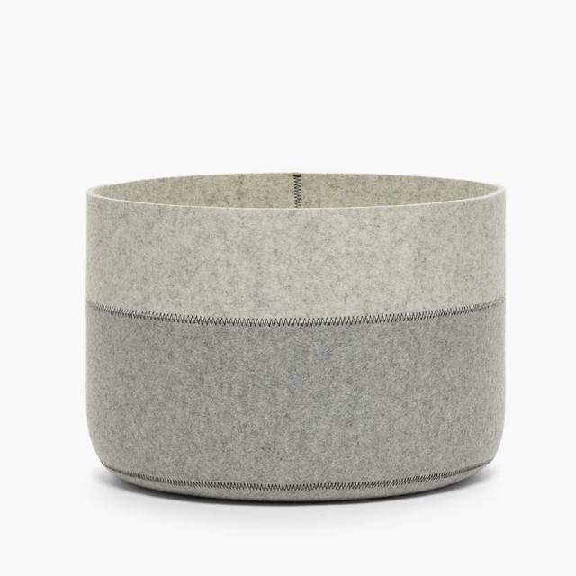 Jaunt Merino Wool Felt Bin - Large/Low