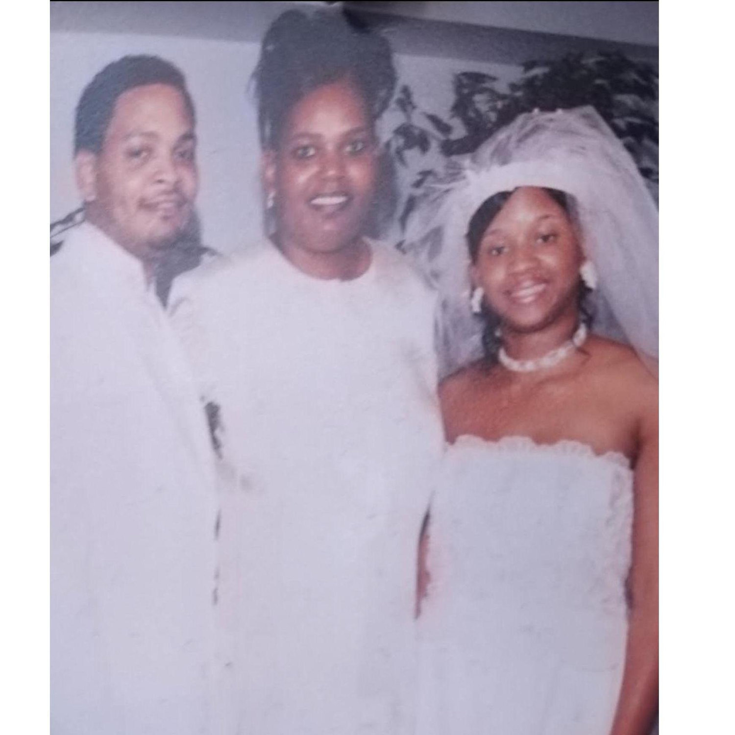 Our Wedding Day with the lovely mother of the groom!
