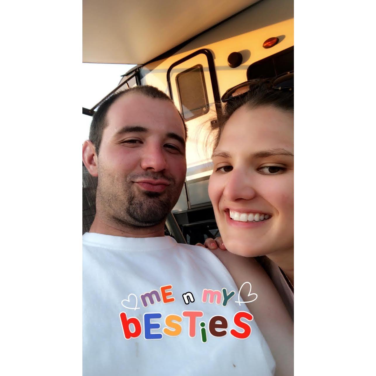 Our first camping trip together 2019
