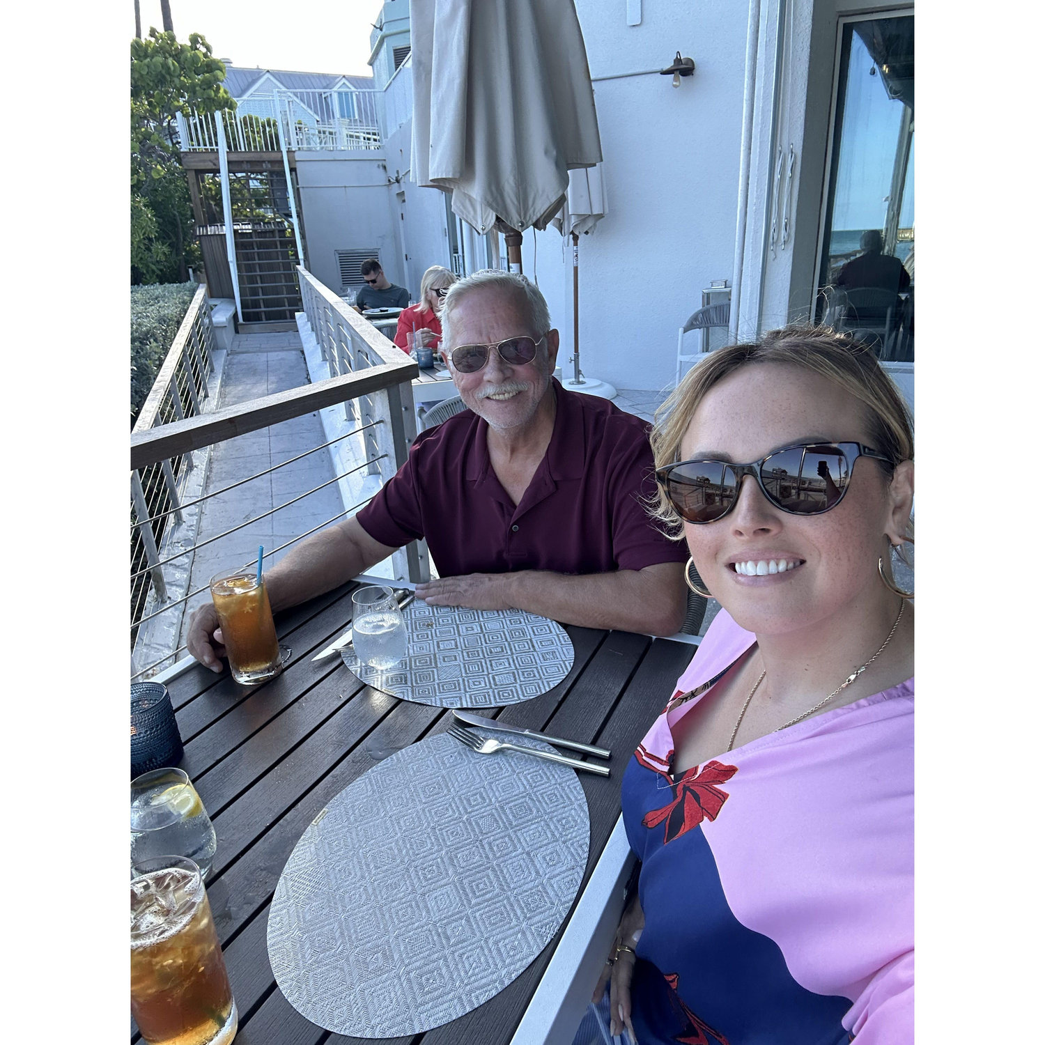 Lauren and her Dad on Easter