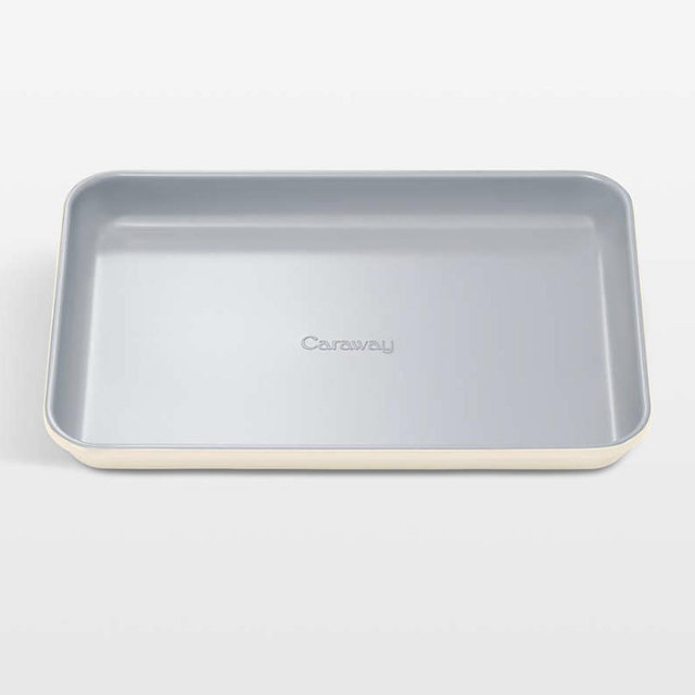 Caraway ® Cream Ceramic Non-Stick Mini Baking Sheet