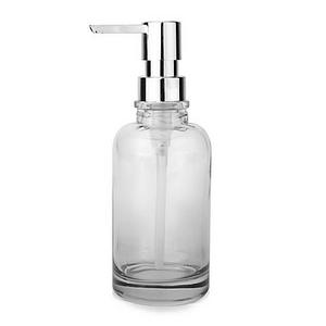 Tribeca Glass Lotion Dispenser in Grey Ombre