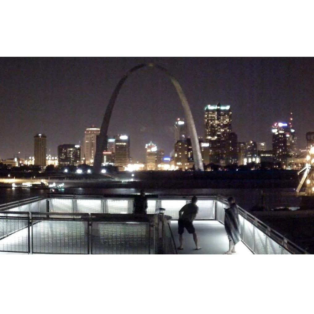 This was actually a screenshot of an online "live-feed" in St. Louis that James found out about and decided to do THIS while I screen-shotted the pic!