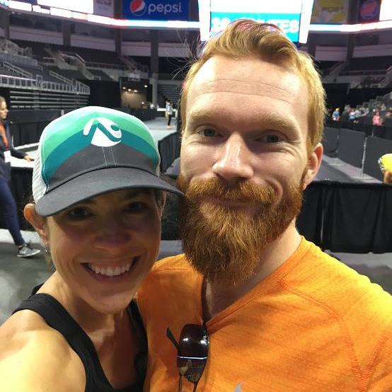 Before the Sioux Falls Marathon 2017. Mike probably let Charlotte take a selfie because he knew what was happening after the race!