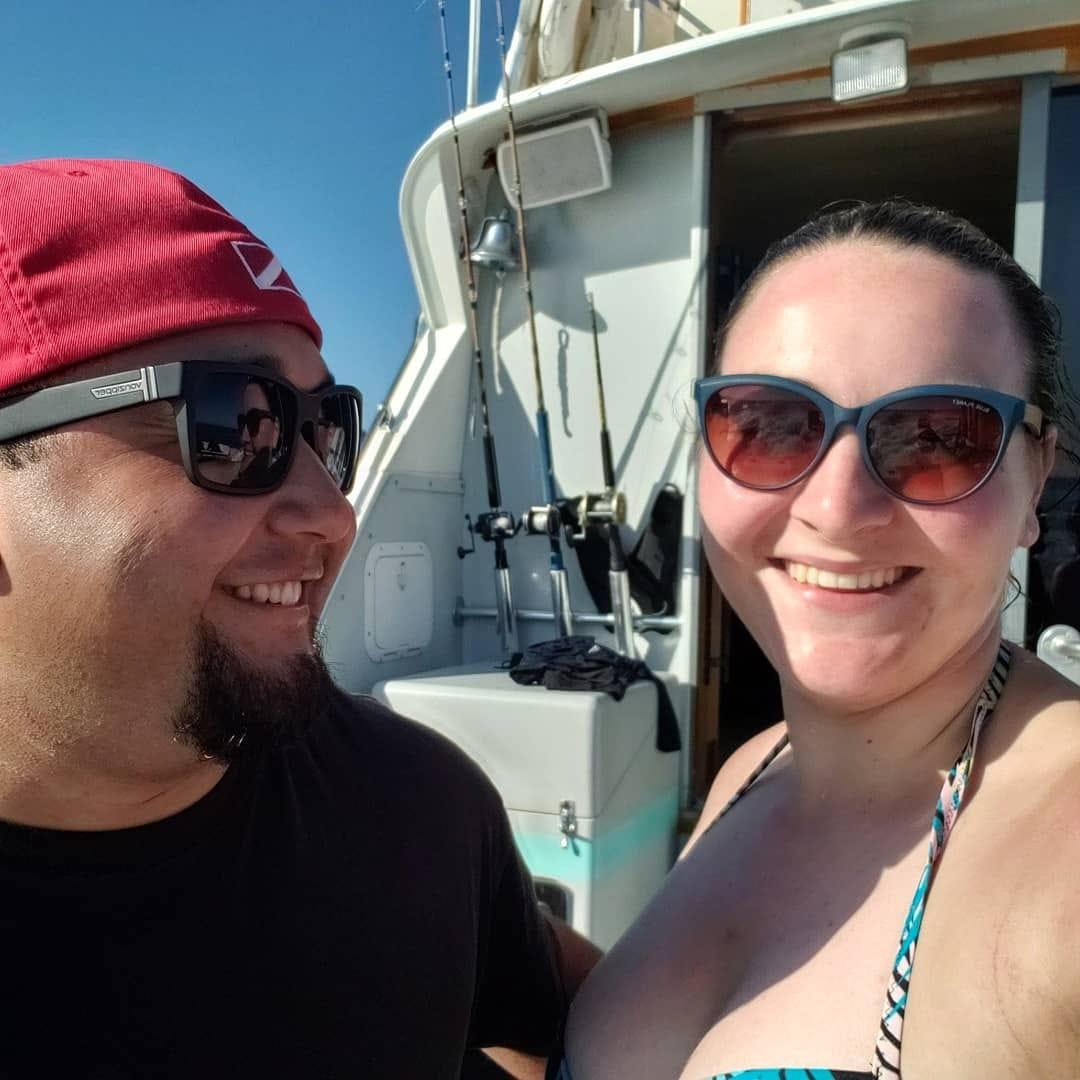 Mike's 30th birthday. We dove all over the island and swam through caves with Bob and Tina!