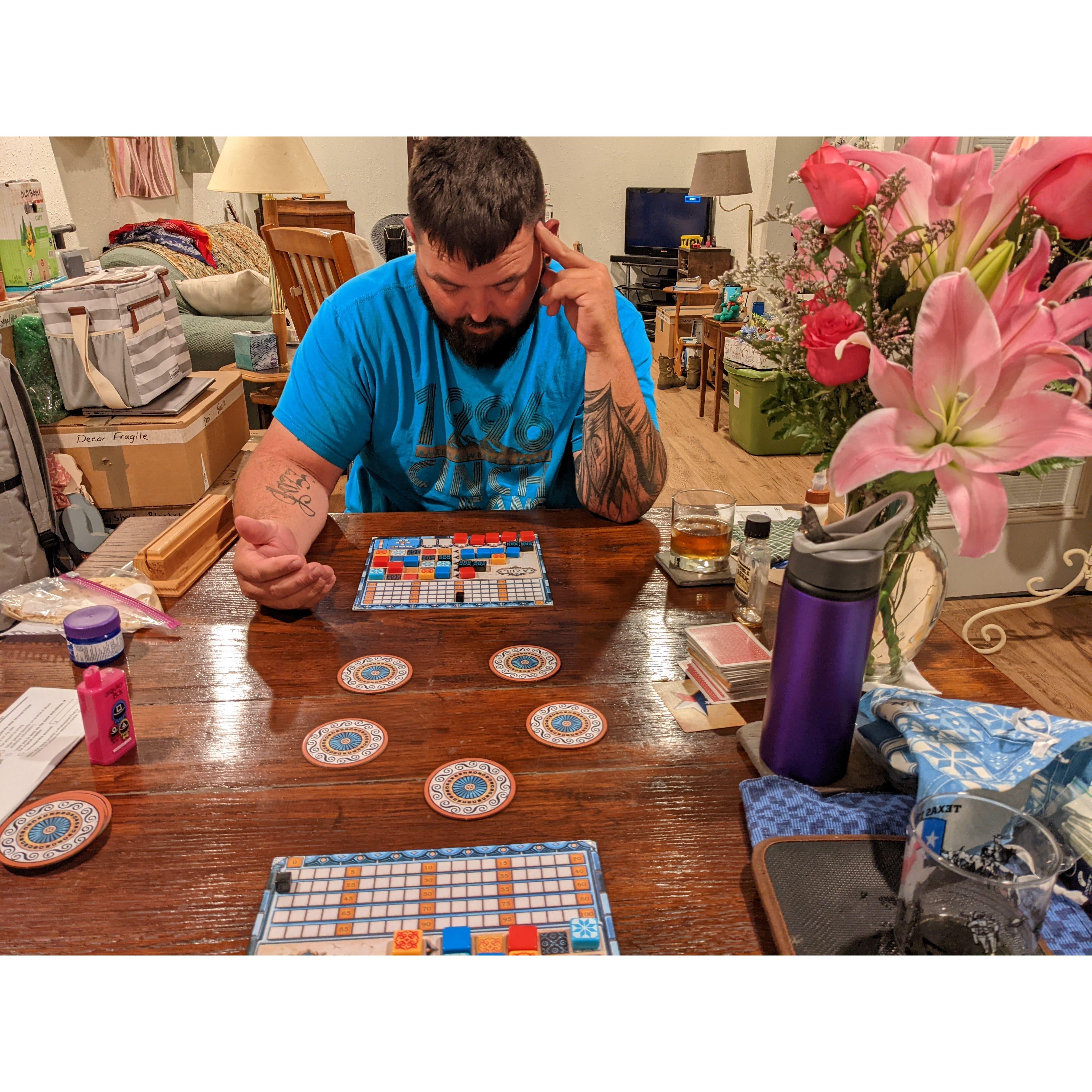 Game night is a regular for us