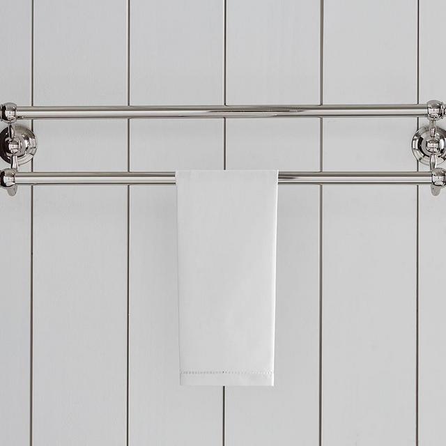Linen Hemstitch Guest Towels with Optional Monogramming, Set of 2, White