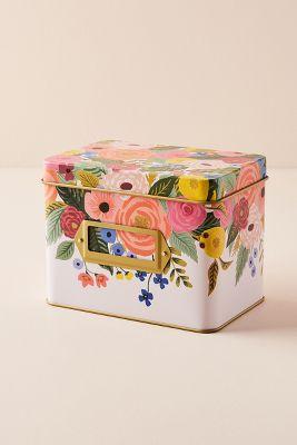 Rifle Paper Co. Recipe Tin