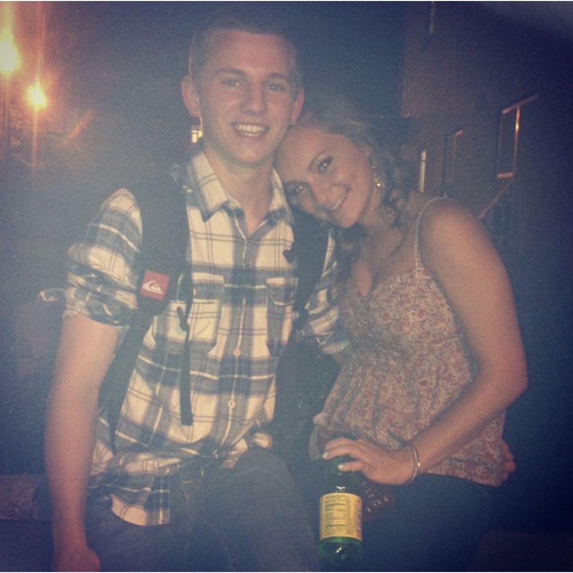 October 2013 - first picture taken together at Springfield College